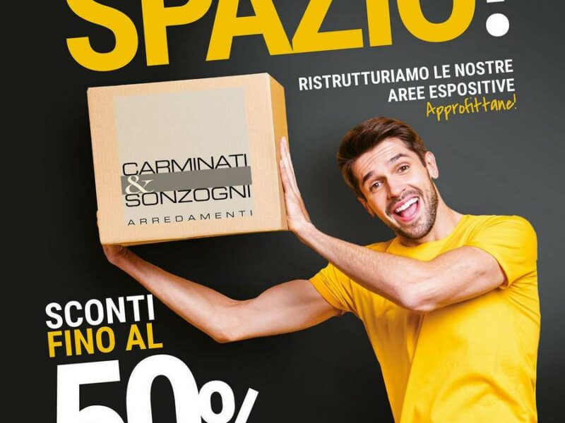 liberiamo spazio per rinnovo esposizione